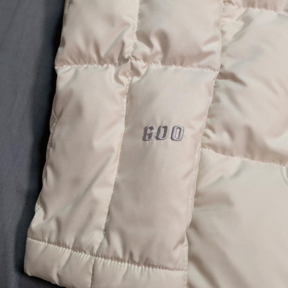 The North Face Metropolis 550 Down Parka Jacket Womens Size M White Long Quilted - Picture 9 of 15